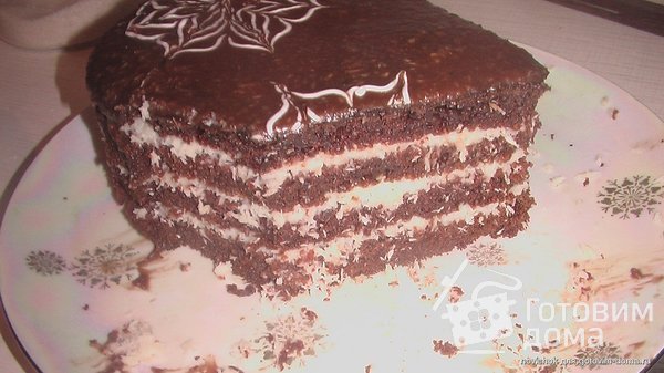 Экономичный шоколадный торт фото к рецепту 9