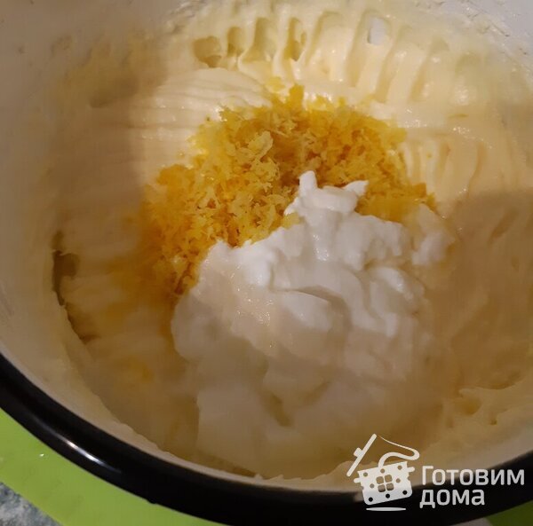 Лимонный торт с малиновым кремом фото к рецепту 3