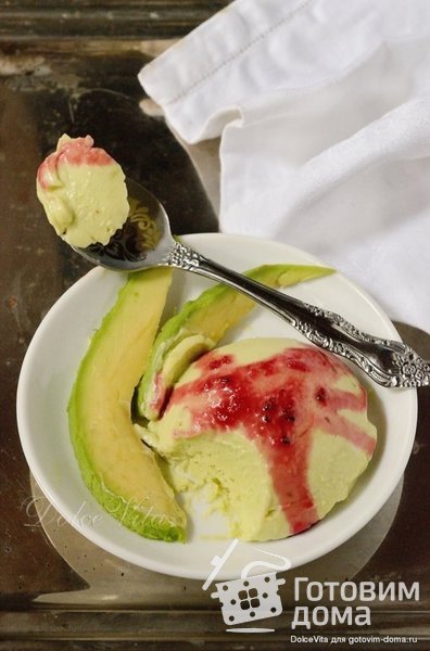 Бразильское мороженое с авокадо фото к рецепту 3