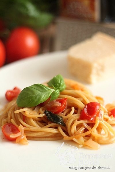 One Pan Pasta (паста и соус в одной сковороде) фото к рецепту 2