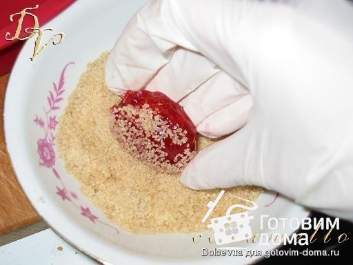 Ванильный десерт с клубничной карамелью фото к рецепту 4