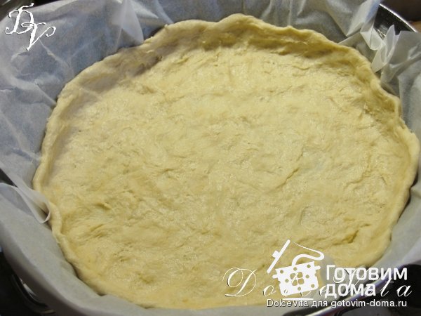 Открытый пирог с картофелем и грибами фото к рецепту 2