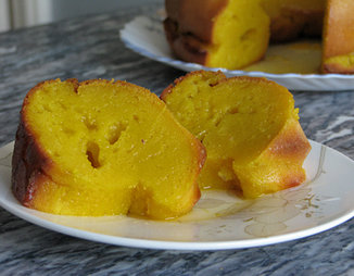 Тыквенный кекс с апельсиновым сиропом