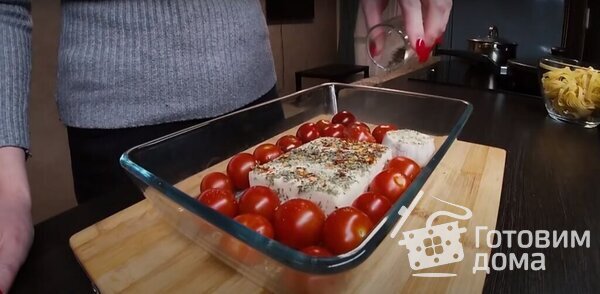 Паста с фетой и помидорами фото к рецепту 7