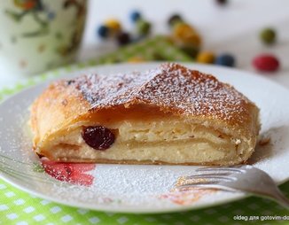 Австрийский штрудель (Topfenstrudel) с творожной начинкой