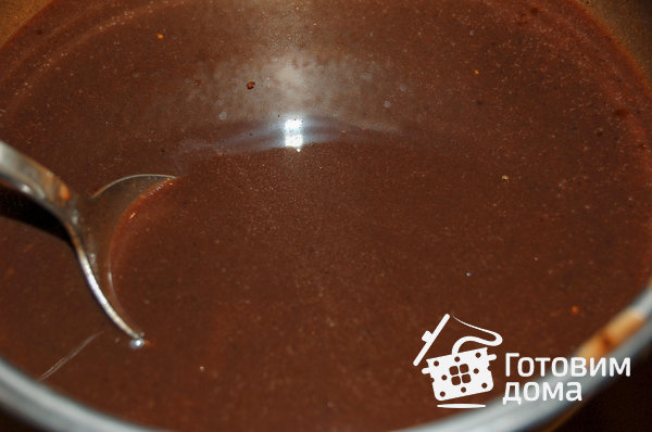 Шоколадный кекс с изюмом и орехами фото к рецепту 1