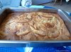 Пирог яблочный с молоком и маслом