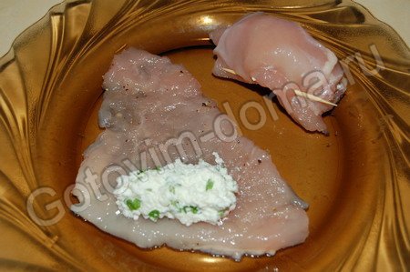 Куриное филе с начинкой фото к рецепту 1