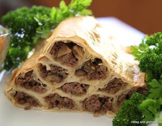 Пирог с мясом "Монастырская изба"