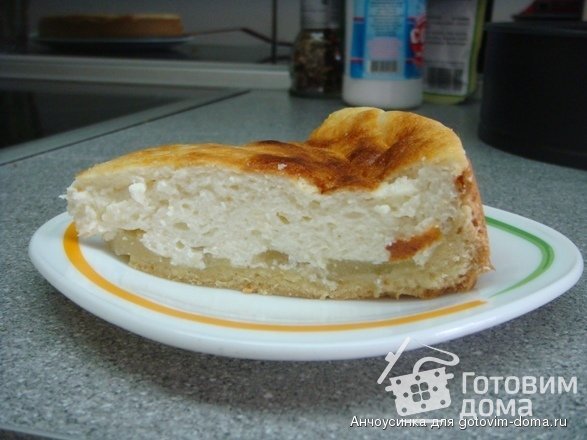 Творожный пирог с грушей фото к рецепту 2