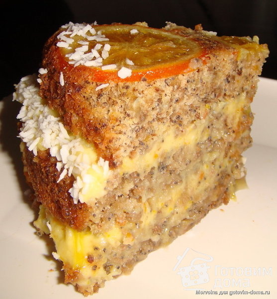 Апельсиновый торт с маком фото к рецепту 8