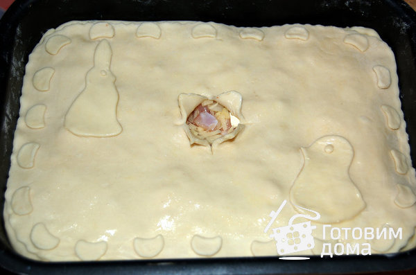 Пирог с курицей и картофелем фото к рецепту 2
