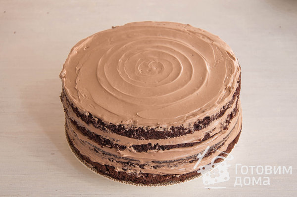 Шоколадный торт с Нутеллой фото к рецепту 21