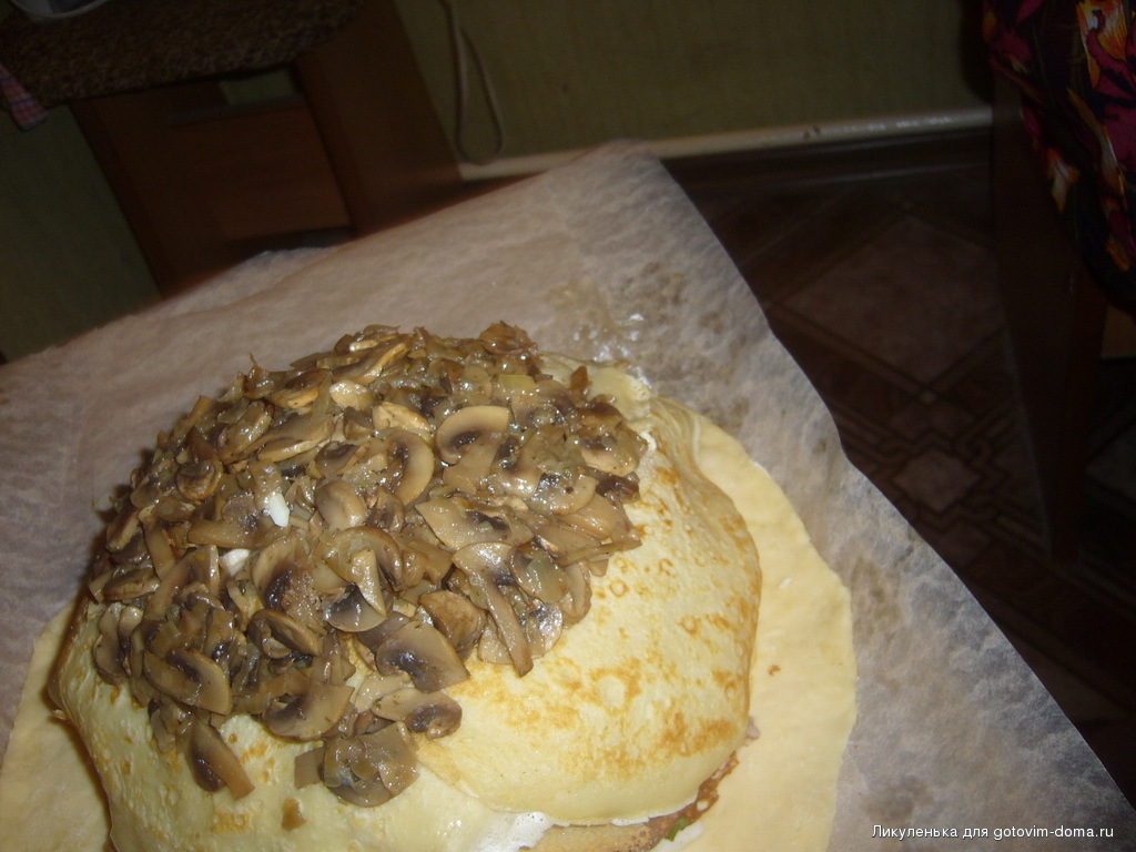 Курник с крупой