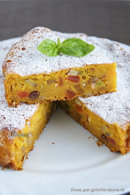 Torta di Zucca, итальянский тыквенный пирог.jpg