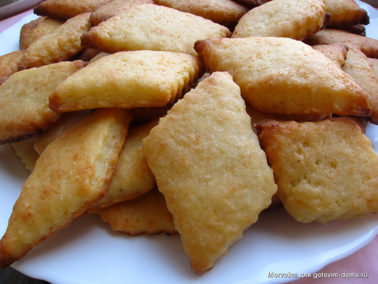 Печенье ромбики