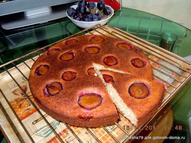 Манник с творогом и черносливом.JPG