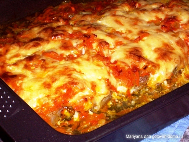 Рыба, запеченная с луком и морковью от Олеси.JPG