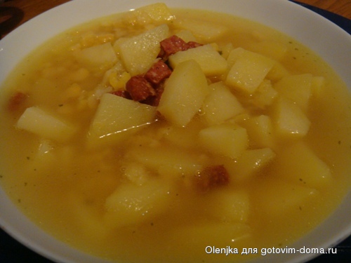 гороховый с копчеными колбасками1.JPG