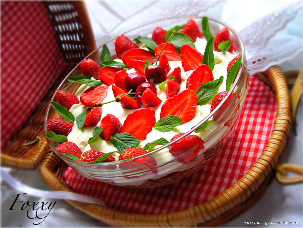Торт из ревеня