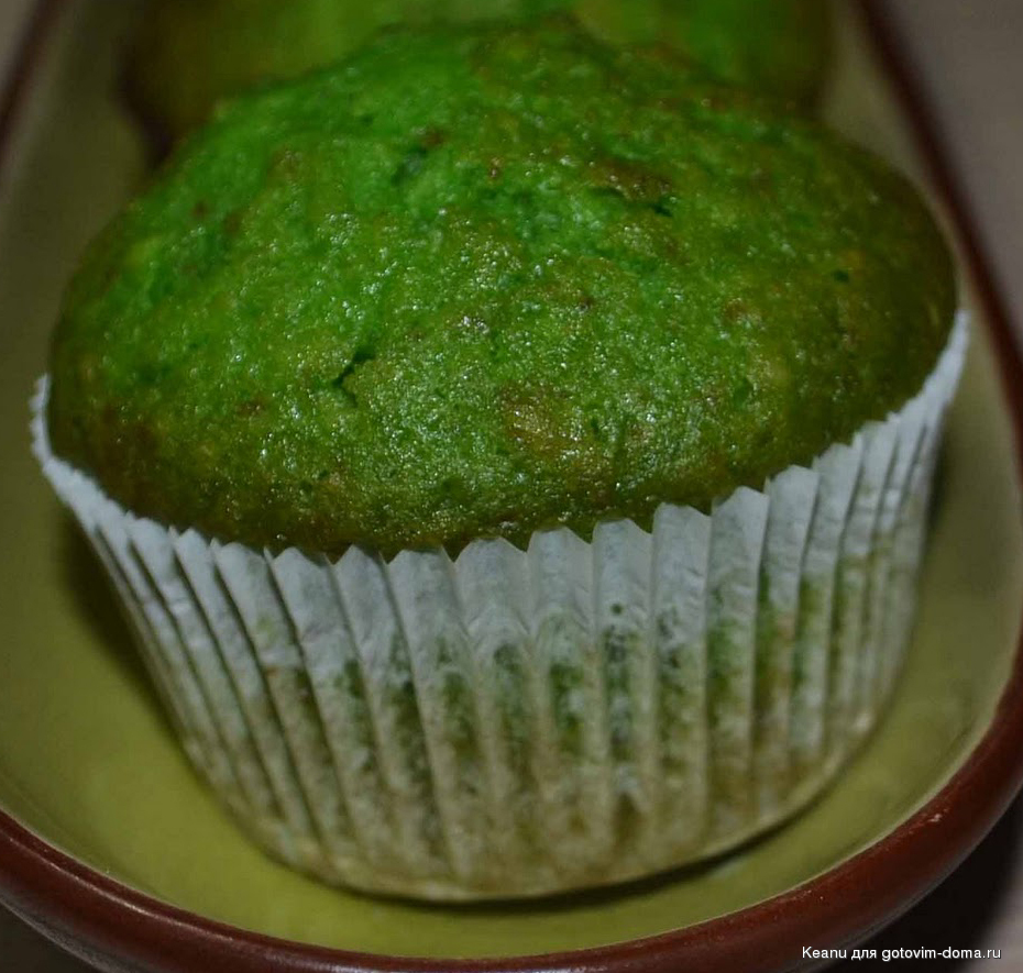 Зеленый кекс