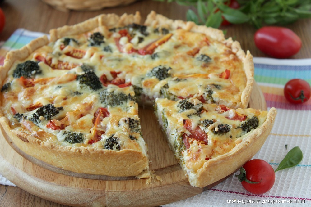 Разные киши. КИШ Лорен. КИШ Лорен (Quiche Lorraine). Французский пирог КИШ. КИШ "Лоранский с курицей".