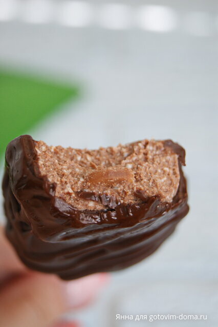 Творожные сырки  с темным шоколадом в шоколаде.JPG