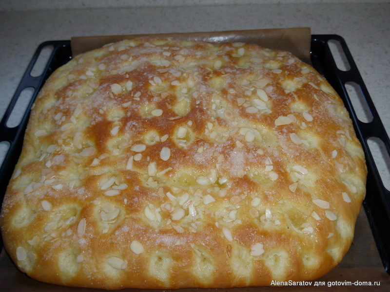 Немецкий масляный сахарный пирог