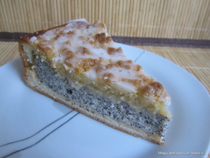 Маковый пирог с апельсином