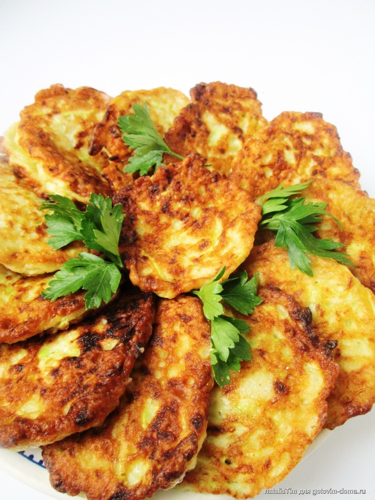 Картофельно кабачковые драники