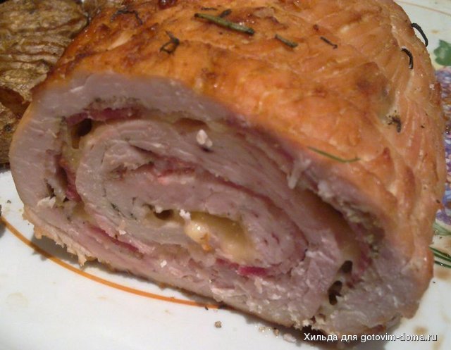 Индейка с беконом и сыром1.jpg