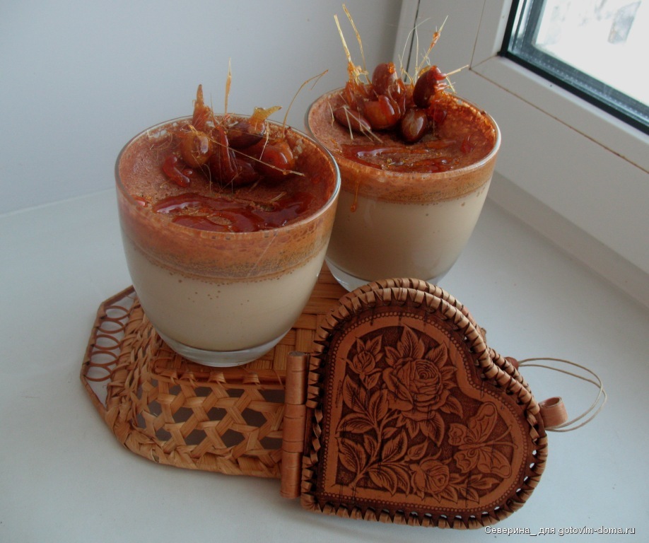 Кофейный крем десерт