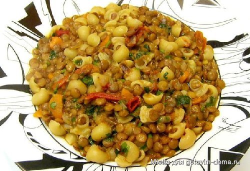 pasta con lentejas.JPG