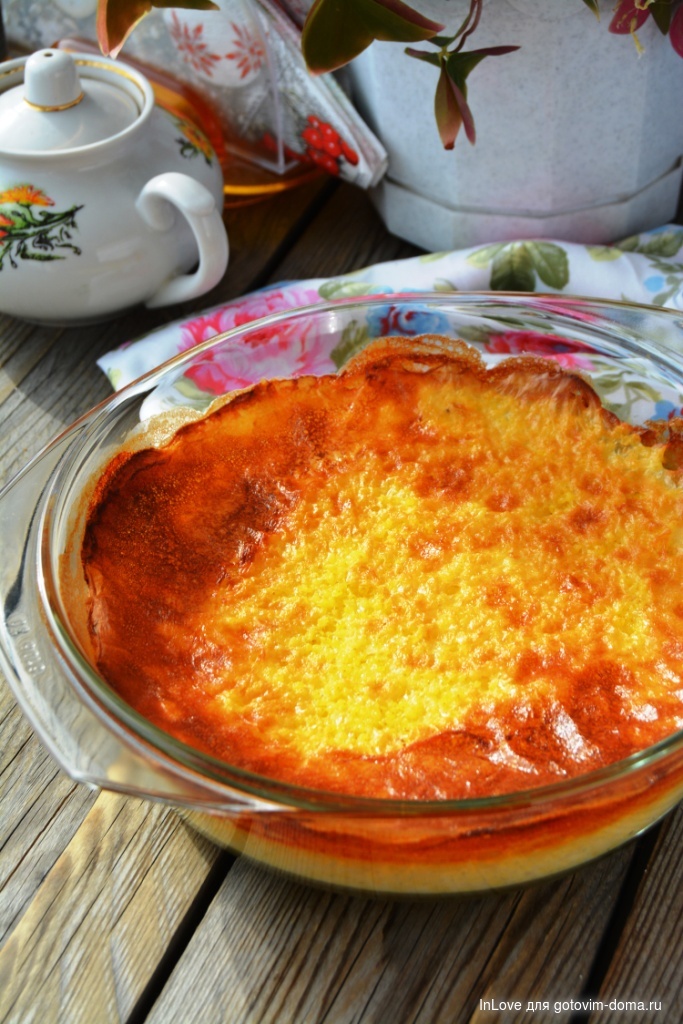 Пирог из пшенной каши