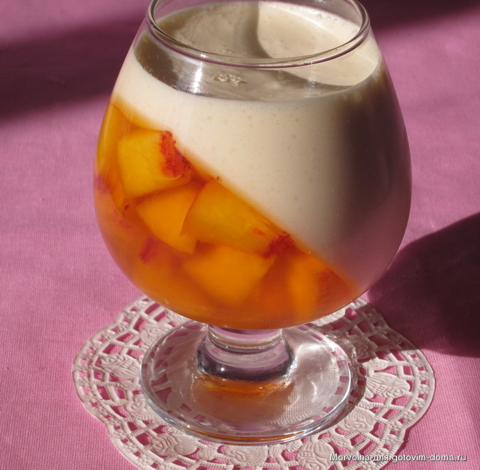 Персиковое желе