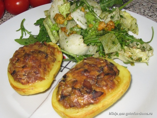 09.09.  Картофель, фаршированый грибами.JPG