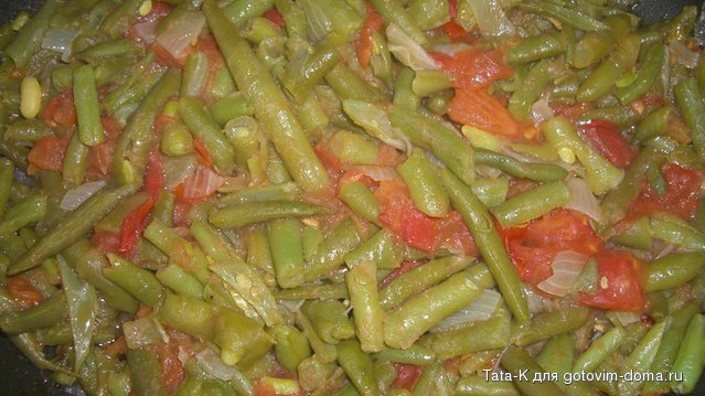 Чыхыртма из зеленой стручковой фасоли.JPG