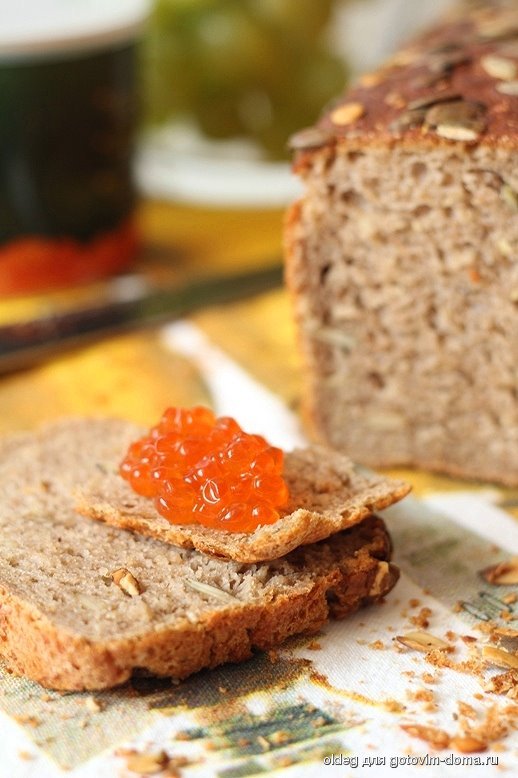 Хлеб с тыквенными семечками