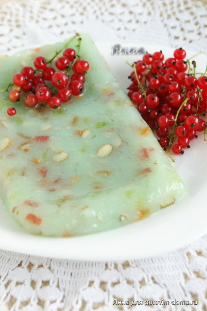 Рахат-лукум с миндалем и цукатами с мятным сиропом .jpg