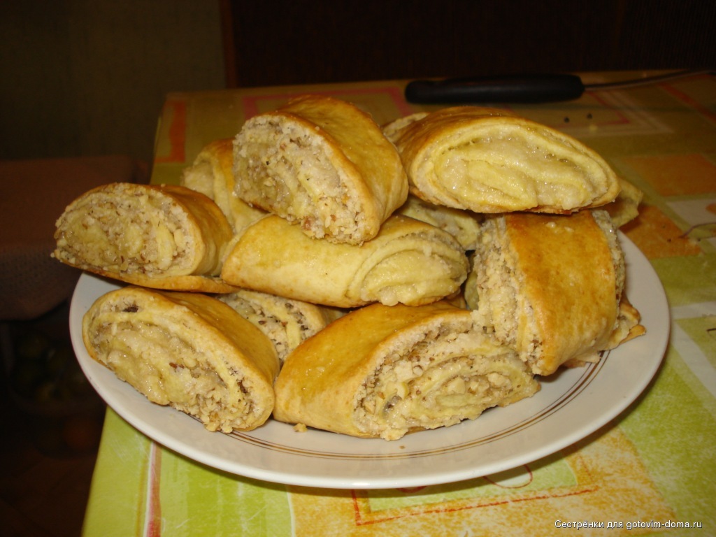 Армянская выпечка с орехами