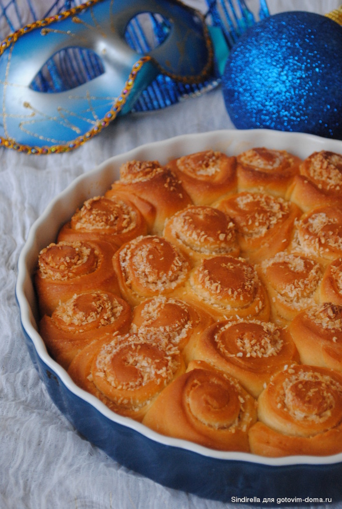 Булочки с кокосовой стружкой