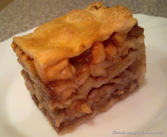 Пирог яблочный  греческий Милопита.jpg