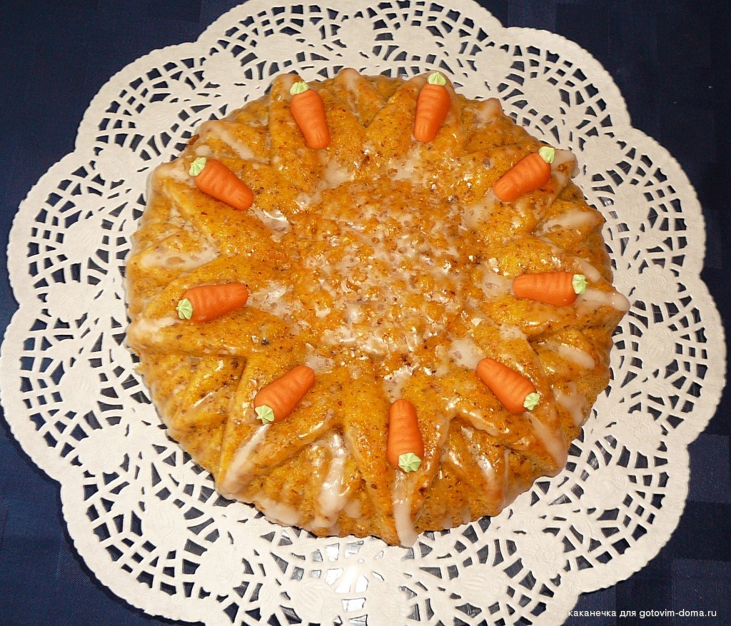 Немецкий морковный пирог картинки