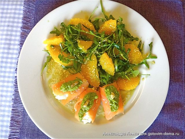 Салат из цитрусовых под медово–кунжутным маринадом 1.jpg