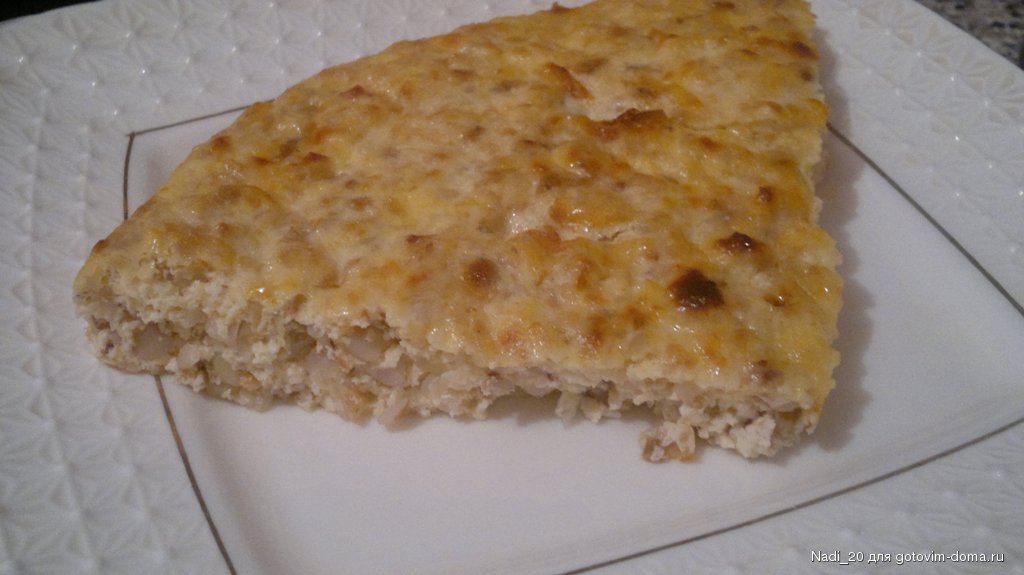 Крупеник с пшенкой и творогом