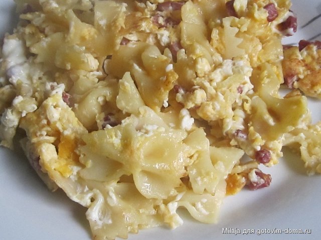 09.06. Жареные макароны с яйцом и ветчиной.JPG