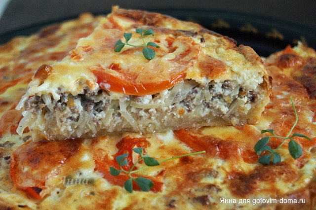 Открытый пирог с капустой и мясным фаршем1.jpg