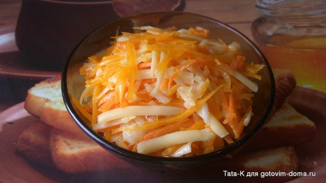 Салат из тыквы, моркови и яблок.JPG
