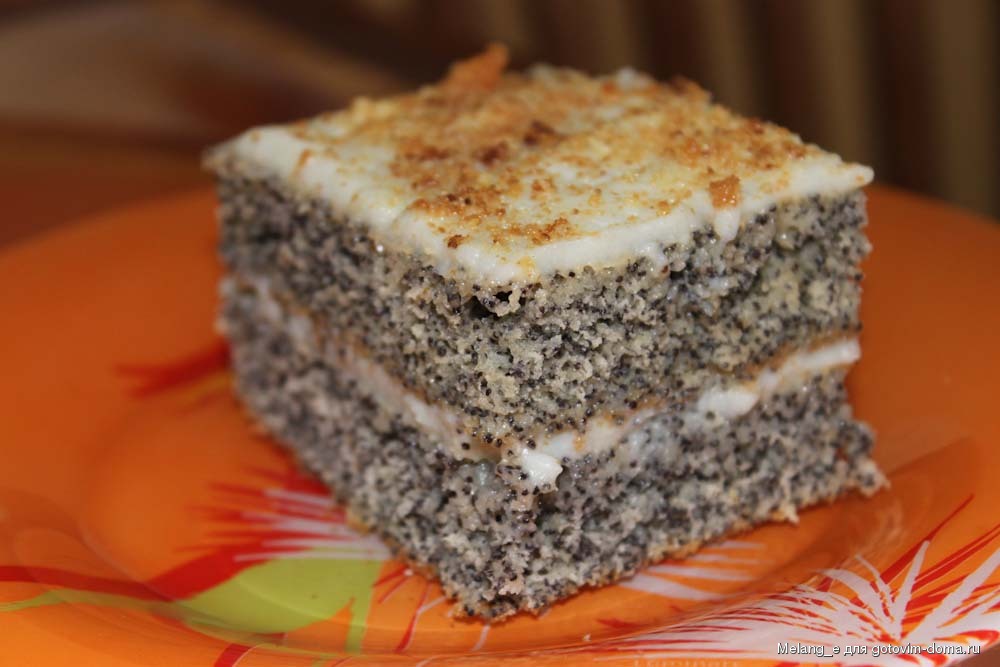 Рецепт пирожных Маковка