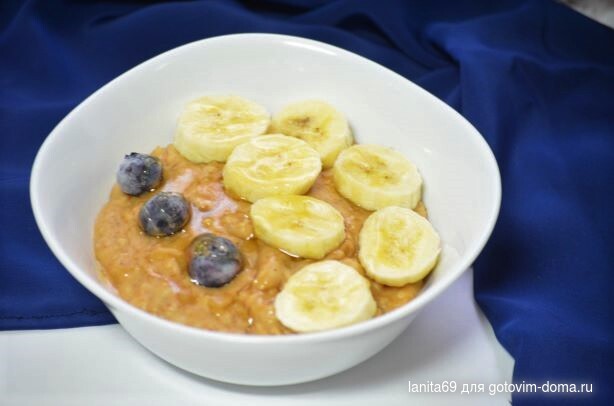 Печенье с арахисовой пастой и овсяной каши